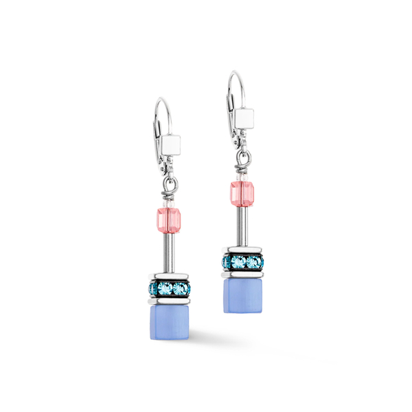 Серьги Coeur de Lion Blue-Rose 4023/20-0719