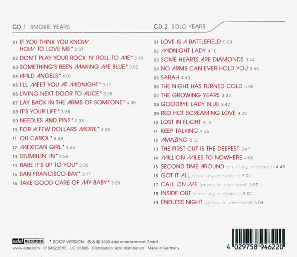 Chris Norman / The Hits! - From His Smokie And Solo Years (2CD)