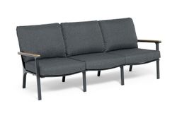 "Крокус" лаунж-зона 5-местная из алюминия, цвет темно-серый