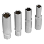 Набор инструментов, 1/4", CrV, пластиковый кейс 57 предметов Stels