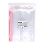 Пакеты ZIP LOCK "зиплок" ОЧЕНЬ ПРОЧНЫЕ комплект 100 шт. 200х300 мм ПВД 80 мкм BRAUBERG EXTRA (2 штуки в упаковке)