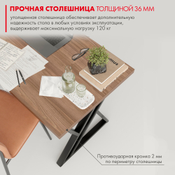 Стол письменный в стиле лофт Гранд