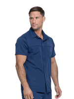 Рубашка медицинская мужская Dickies DK820 на пуговицах, синий, XL