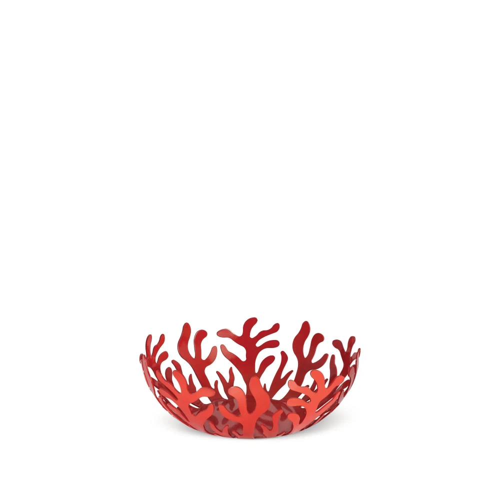 Alessi Корзина для фруктов Mediterraneo 21 см красная