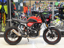 Мотоцкил FUEGO SCRAMBLER LUX 300 ПТС (красный)