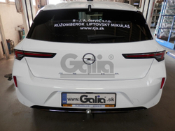 Оцинкованный фаркоп на Peugeot 308 SW хетчбек 5 дверей 2022-, Opel Astra L хетчбек 5 дверей 2022- (без электрики), Galia O075A