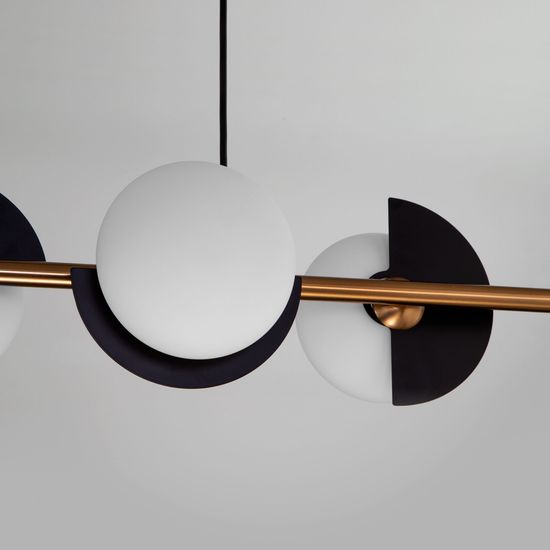 70149/4 / подвесной светильник / черный/латунь Smart