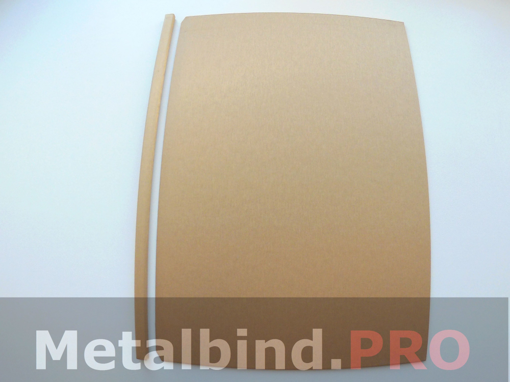 Твердые обложки O.HARD COVER TECHNO A4+ (портрет) 304x212 mm с покрытием TECHNO «под металл» CЕРЕБРО и ЗОЛОТО