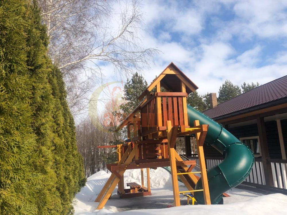 Деревянный игровой комплекс Савушка Lux - 15