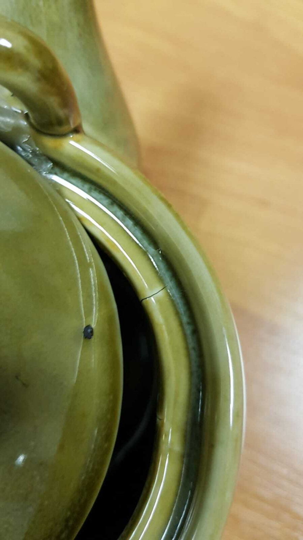 310501.4Y1 УЦЕНКА Чайник "Песочный" В ПОДАРОЧНОЙ КОРОБКЕ, 1000мл, 16*10*12, керамика