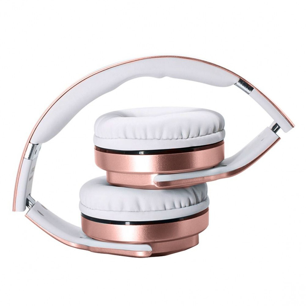 Bluetooth Наушники SODO MH3 Gold, наушники колонка, беспроводные наушники, золото