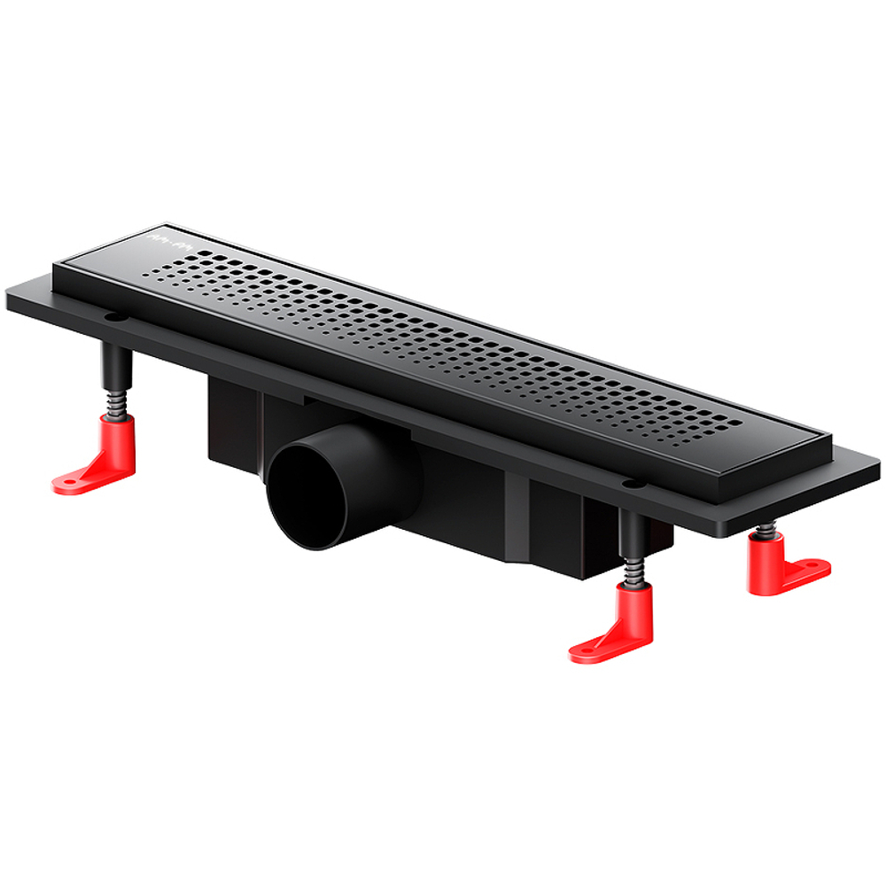 Душевой лоток AM.PM PrimeFlow 40 W02SC-P11-040-01BM с Черной матовой решеткой Cut Gradient