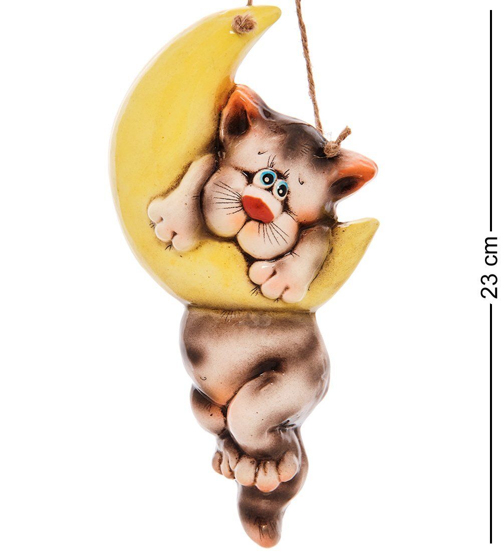 АБ-105 Панно керамическое «Кот на луне»