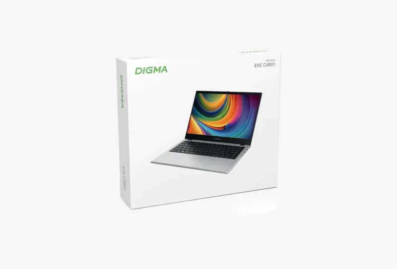 Ноутбук 14" Digma Intel N Series-N100 800 8 DDR5 Intel UHD Graphics N100