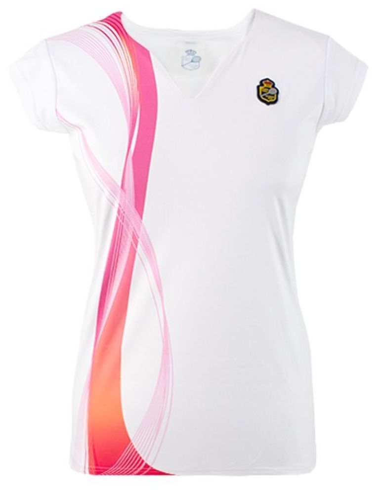 Женская футболка теннисная Monte-Carlo Rolex Masters M.C.C. Print T-Shirt - white