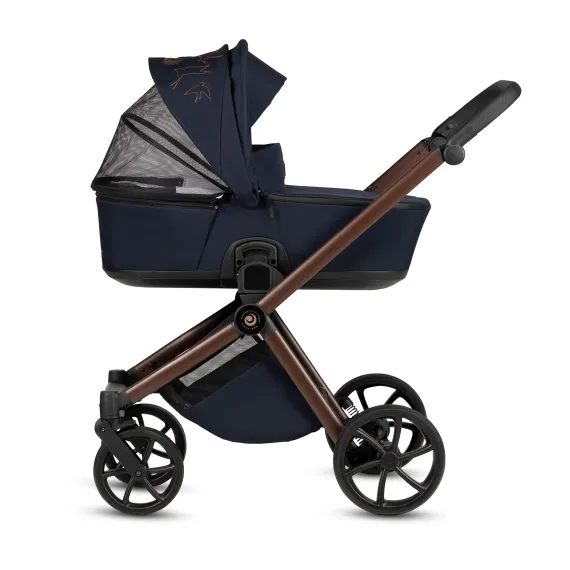 Коляска 3 в 1 Tutis Mio 3+ Limited Edition Midnight Swallow