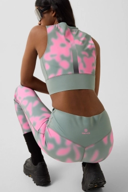 Брюки BOGNER FIRE+ICE CHERIEN в зелено-розовом цвете