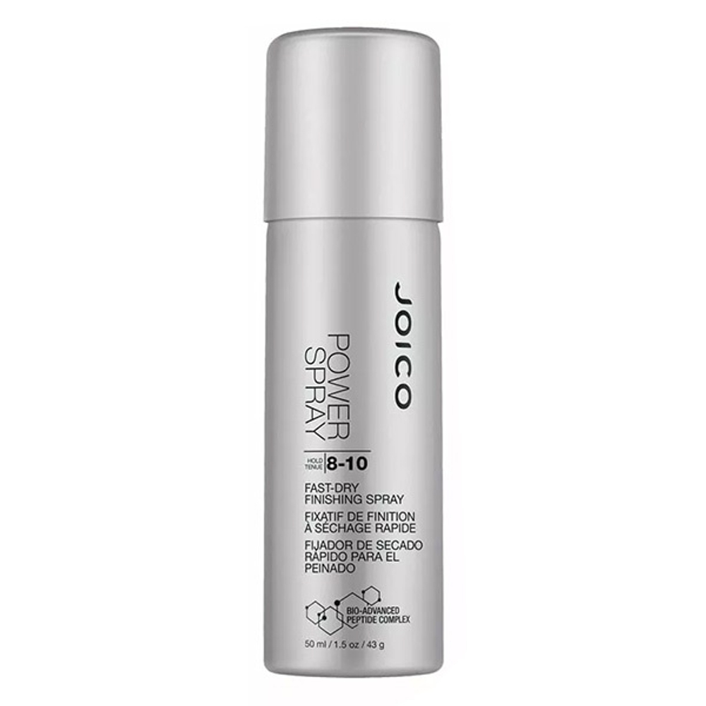 Быстросохнущий лак экстра сильной фиксации 8-10 Joico Power Spray Fast-Dry Finishing Spray-Нold 50мл
