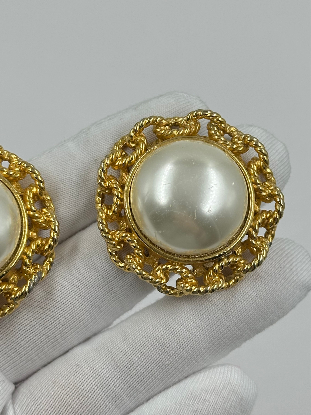 Клипсы с «жемчугом»