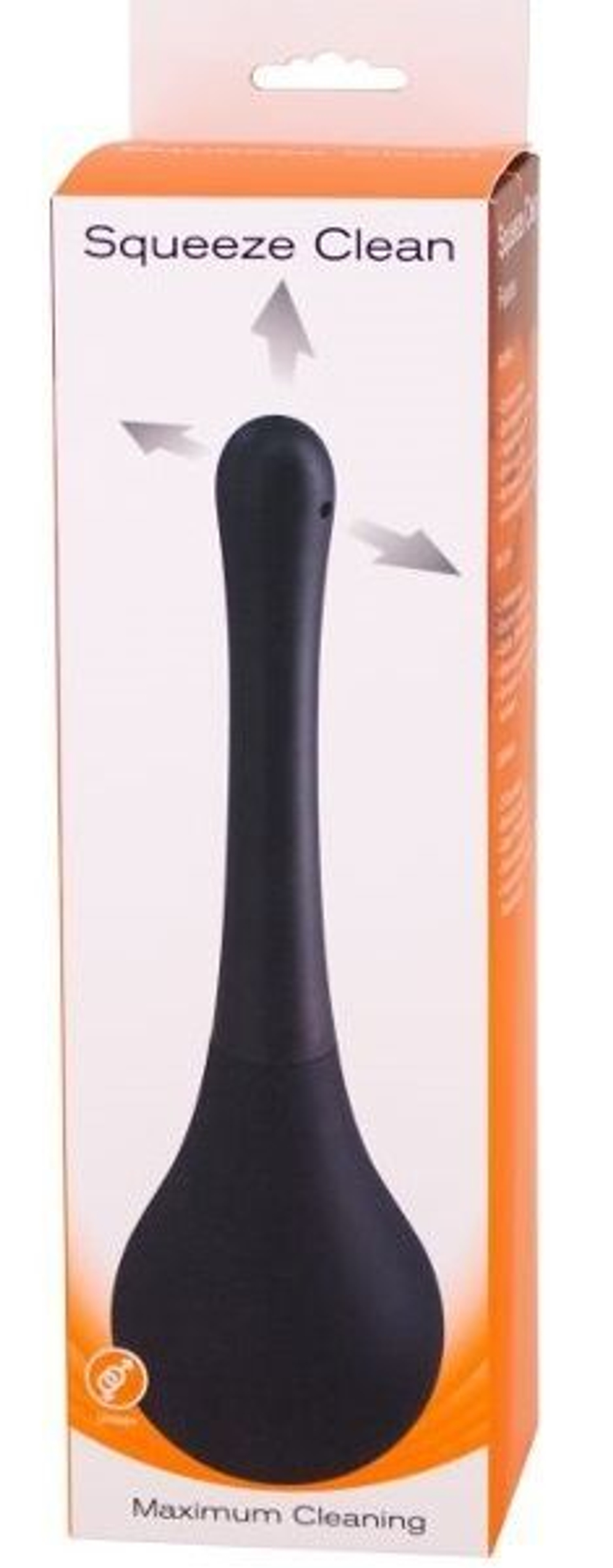 Анальный душ Seven Creations SQUEEZE CLEAN 190 мл – закругл. носик