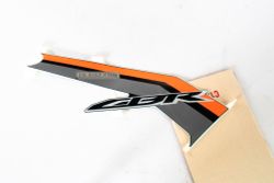 86646-MJW-J20ZC. STRIPE C, L. MIDDLE COWL *TYPE4* (TYPE4 ). (YR249C CANDY ENERGY ORANGE). Honda CBR500R/RA 2016-2018. Plastic CBR500. Orange