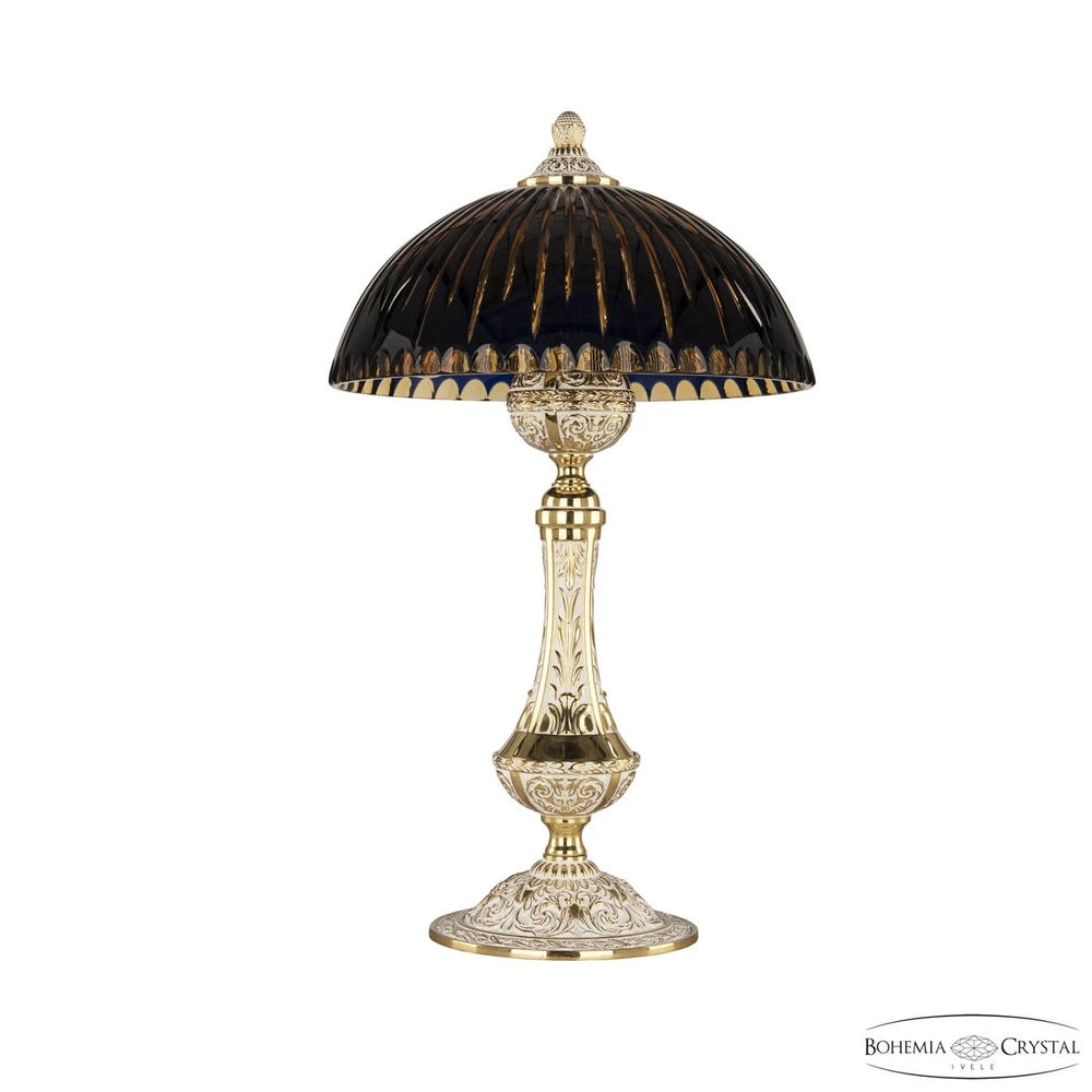 Декоративная настольная лампа Bohemia Ivele Florence 71100L/25 GW Amber-Blue/H-1K