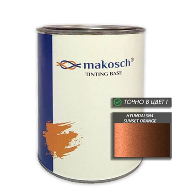 Автоэмаль makosch/HYUNDAI SN4, Базовая эмаль, оранжевый, перламутр, 800мл.
