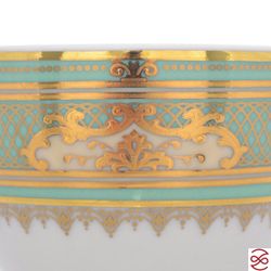 Кофейный сервиз Falkenporzellan Donna Seladon gold