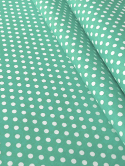 Ткань бязь плательная, рис. " Горох 6 мм", ширина 150 см, арт. 048