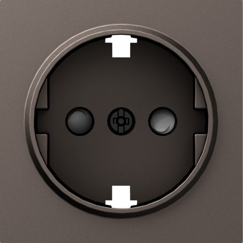 Накладка для розетки Schuko с заземлением, со шторками 16A 250 В~, серия A07