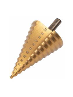 Сверло ступенчатое 4x52мм, шаг 4, HSS Gigant GSD 11059