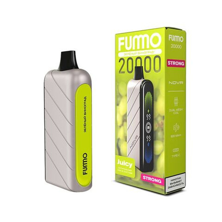 Fummo Nova Strong Зелёный виноград 20000 затяжек 20мг (2%)