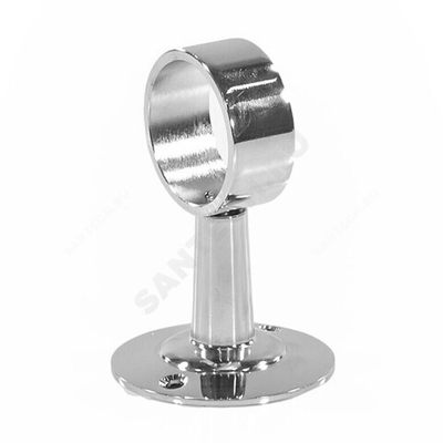 Кронштейн для полотенцесушителя латунь Ду 20 телескопический 3/4" Двнутр 25-28мм хром 0002-01 RCN