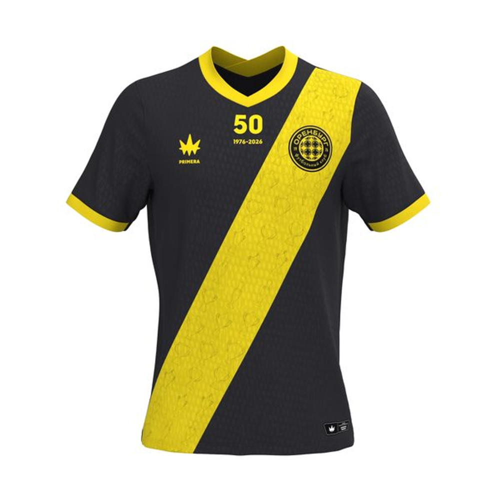 Футболка игровая детская Orenburg Jersey Reserve 25/26 Y — Black/tour yellow