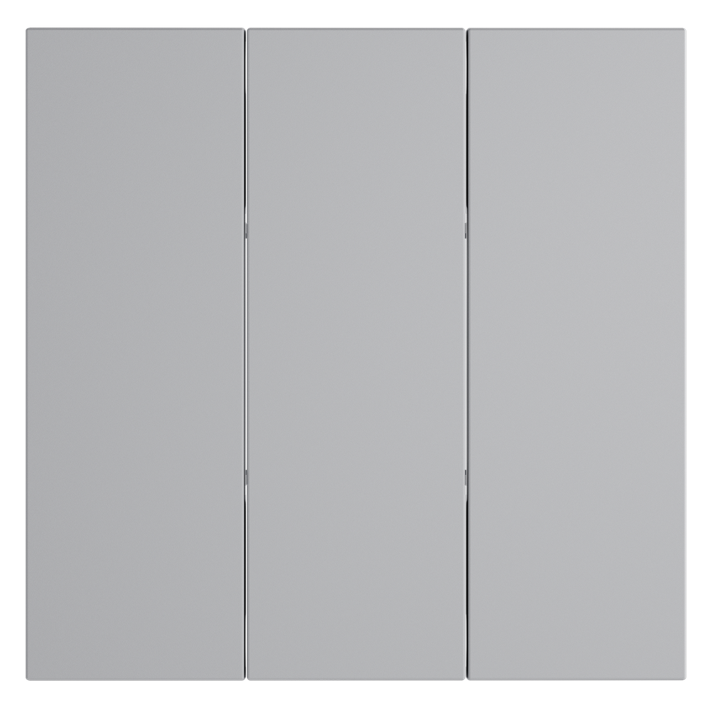 Клавиши для выключателя/переключателя трехклавишного, S70 (серый)