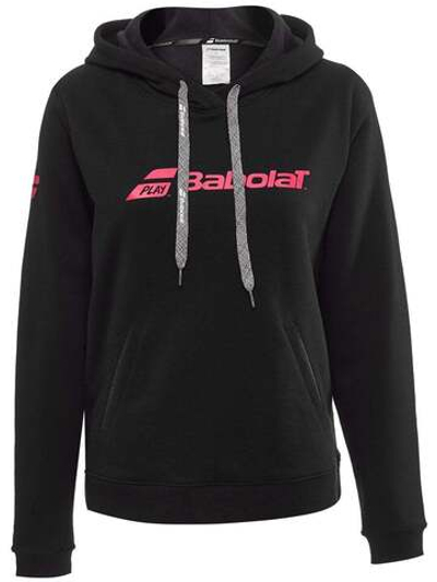 Женская теннисная куртка Babolat Exercise Hood Sweat Women - Black
