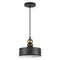4088/1 PENDANT ODL19 417 темн.серый/золотой Подвес Е27 1*40W BOLLI