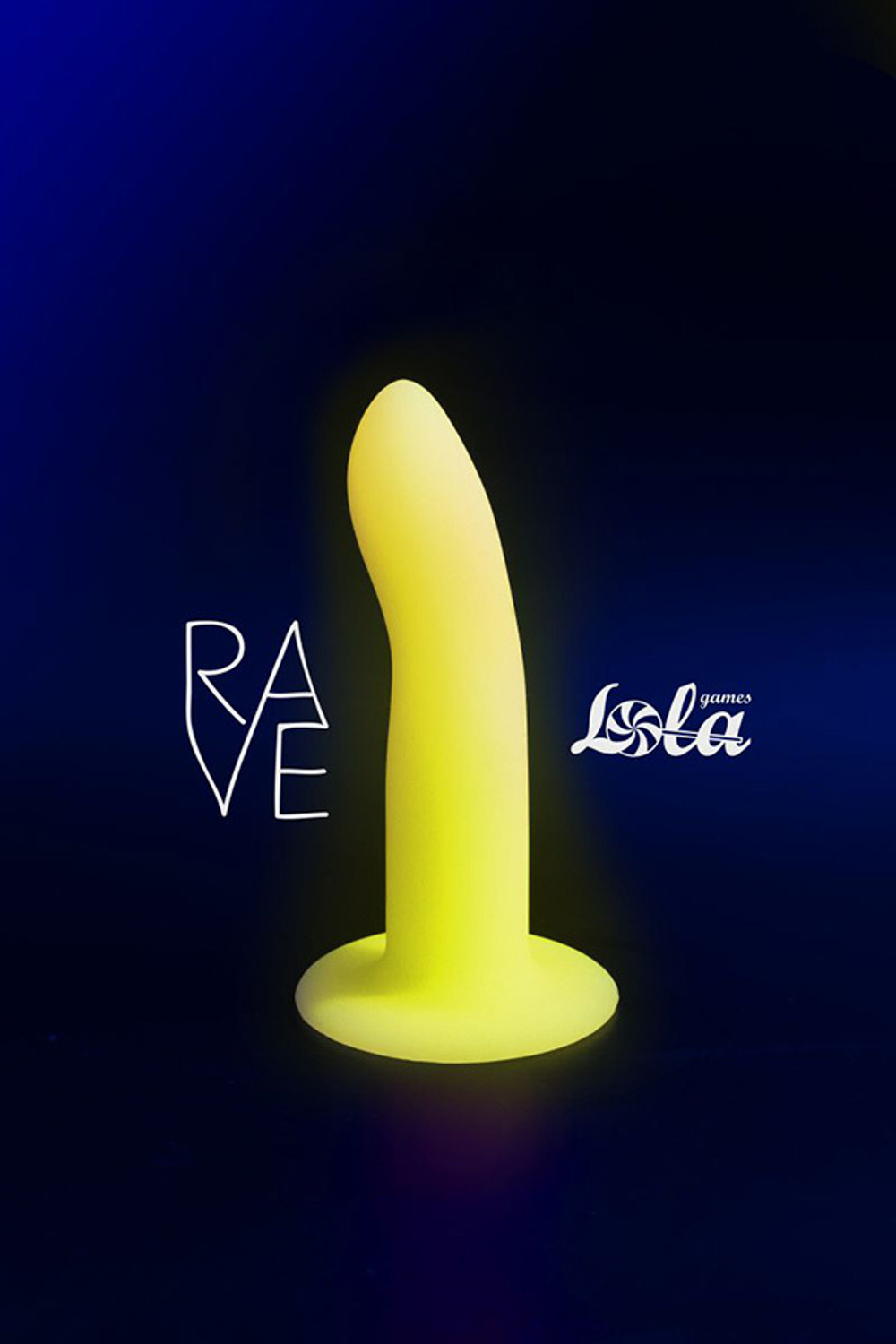 Розовый светящийся в темноте дилдо 13,3см Lola Games Rave Light Keeper 5012-01lola