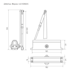 ДОВОДЧИК ДВЕРНОЙ НОРА-М 440 ISPARUS (ОТ 80 ДО 140КГ) (СЕРЫЙ) МОРОЗОСТОЙКИЙ