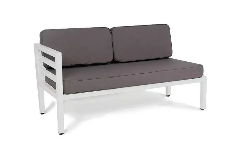 "Глория" модуль диванный правый, каркас из алюминия