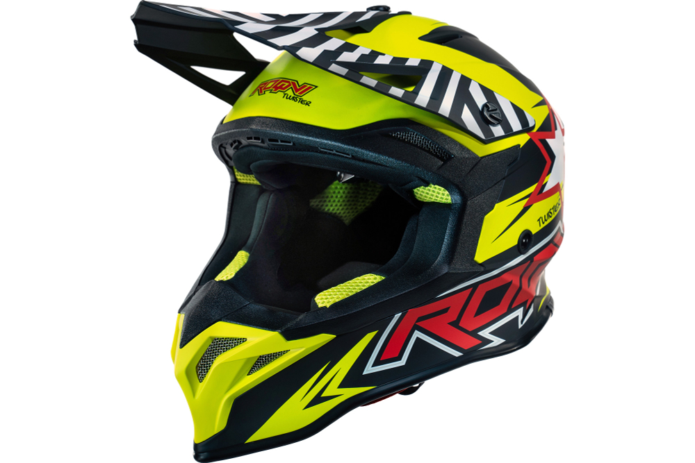 Мотошлем Roqvi модель TWISTER (Мотошлем ROQVI TWISTER зелено/черный матовый )