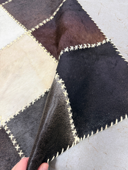 Ковер овальный натуральный Телячья шкура , 180х120