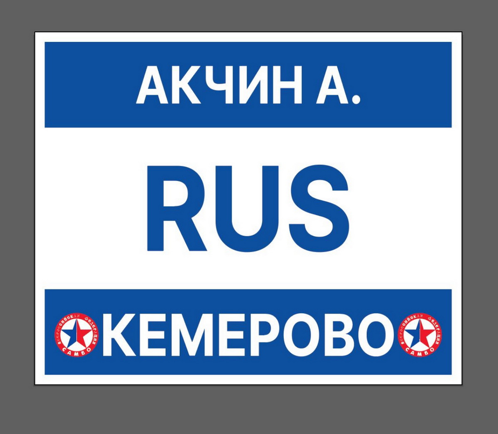 Нашивки для курток САМБО