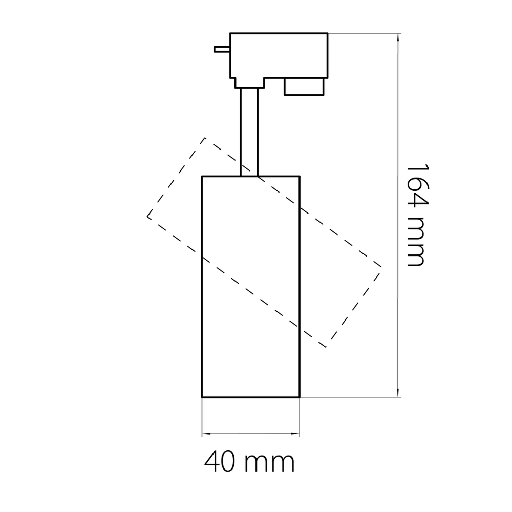 Трековый светодиодный светильник Fuoco Lightstar 218236