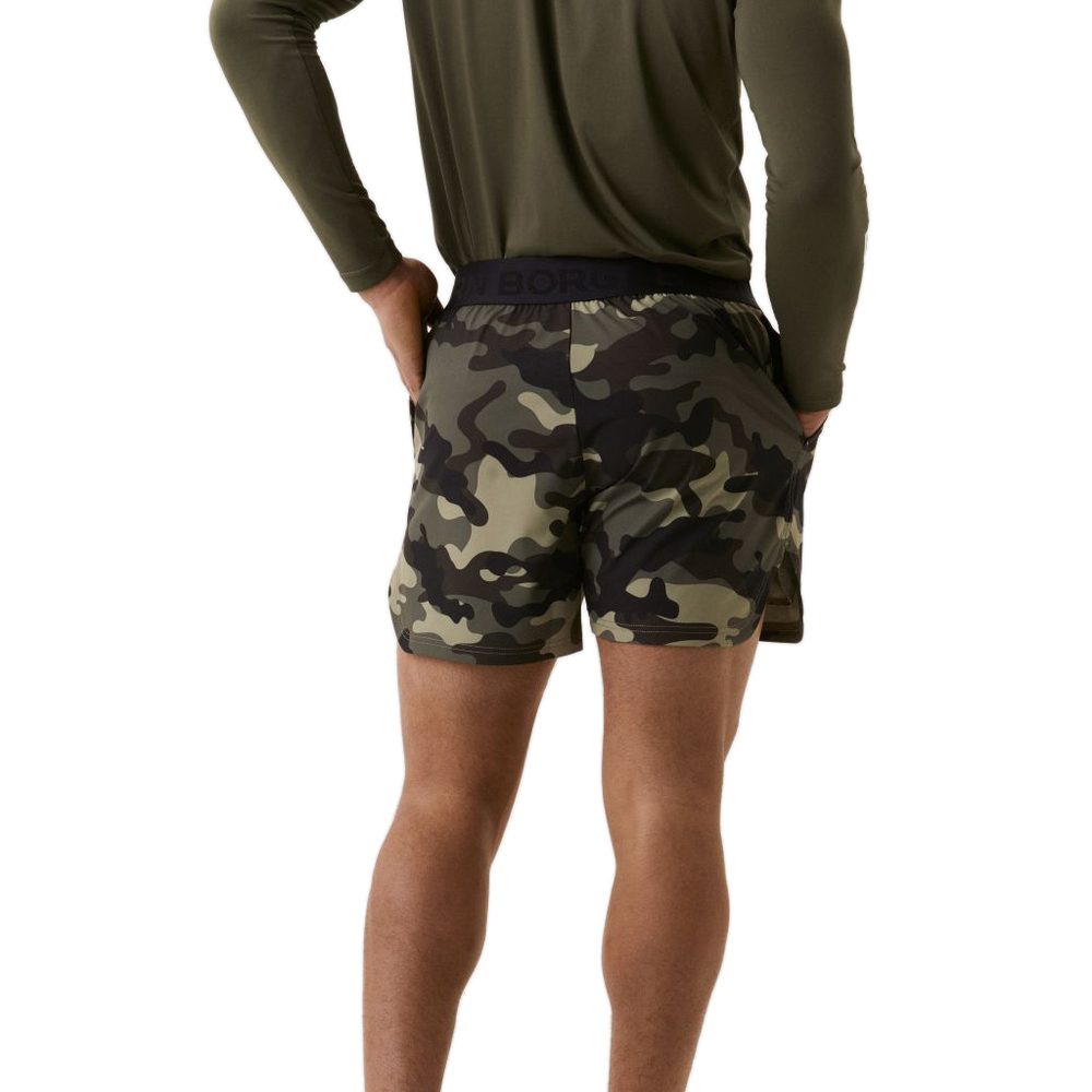 Мужские шорты теннисные Björn Borg Short Shorts - camo