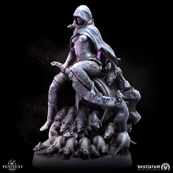 Миниатюра "Дочь крыс - Крыса дочь 32мм