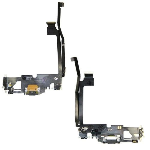 Шлейф для Apple iPhone 12 Pro Max на системный разъем/микрофон Черный