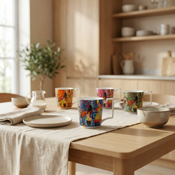 Кружка из костяной керамики