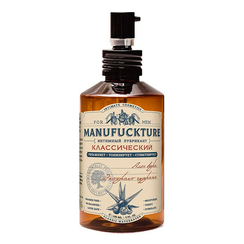 Классический увлажняющий интимный гель на водной основе с Гуараной Manufuckture 150мл
