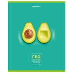 Тетрадь предметная "AVOCADO" 48 л., глянцевый лак, ГЕОМЕТРИЯ, клетка, BRAUBERG, 404278